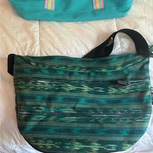 Ethnotek fabric crossbody bag